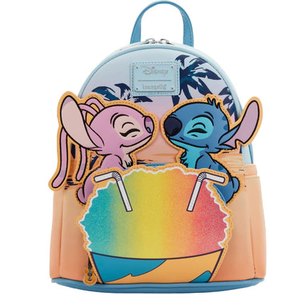 LOUNGEFLY DISNEY LILO & STITCH ANGEL & STITCH DATE NIGHT MINI BACKPACK