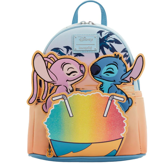 LOUNGEFLY DISNEY LILO & STITCH ANGEL & STITCH DATE NIGHT MINI BACKPACK