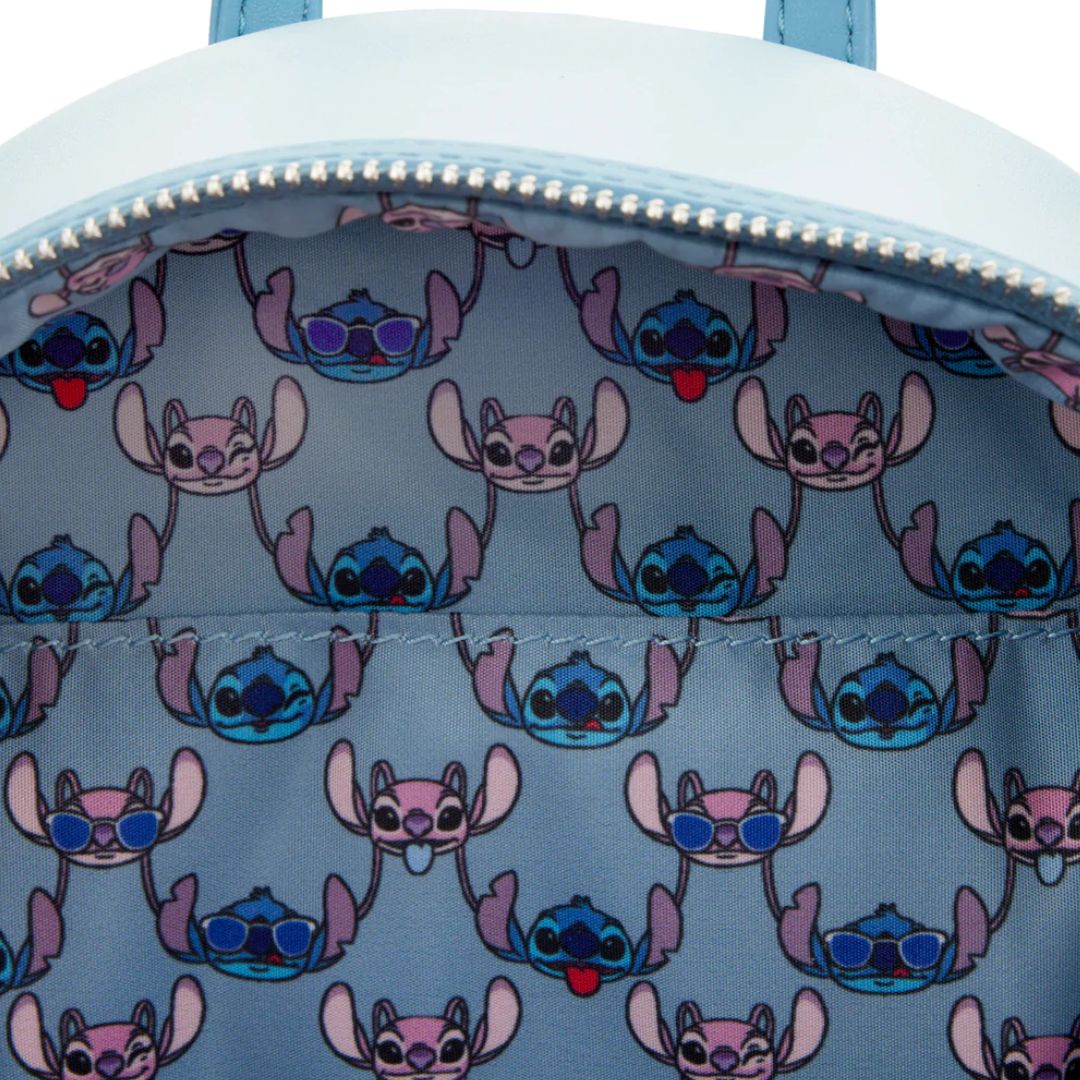 LOUNGEFLY DISNEY LILO & STITCH ANGEL & STITCH DATE NIGHT MINI BACKPACK