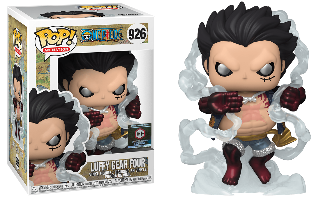 FUNKO POP! ANIMATION: ONE PIECE - LUFFY GEAR FOUR [METALLIC] **CHALICE COLLECTIBLES EXCLUSIVE** #926