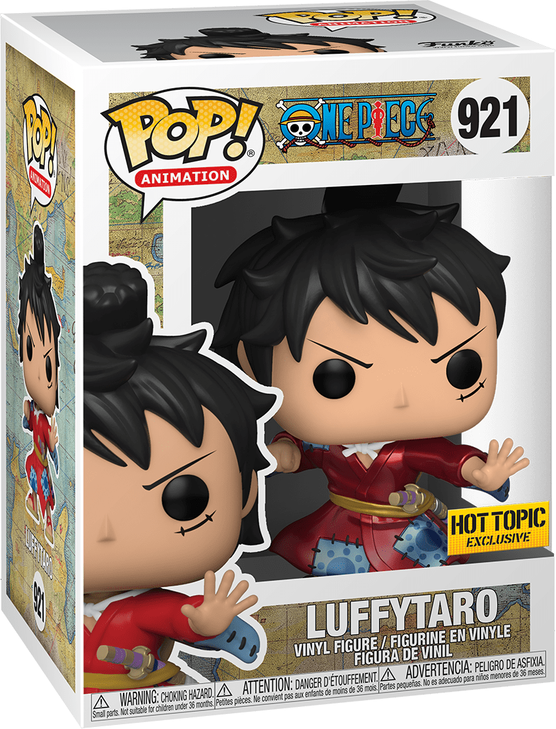 FUNKO POP! ANIMATION: ONE PIECE - LUFFYTARO [IN KIMONO - METALLIC] **HOT TOPIC EXCLUSIVE** #921