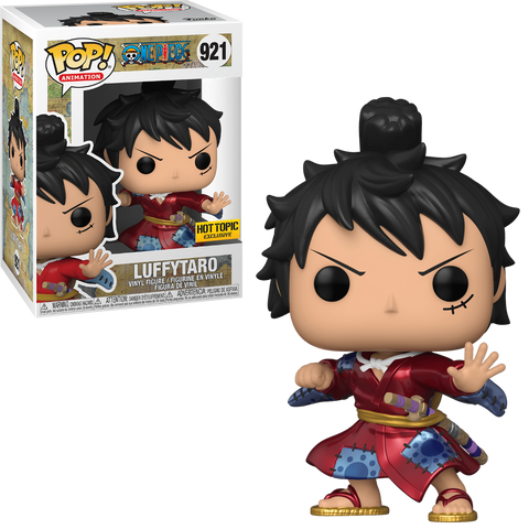 FUNKO POP! ANIMATION: ONE PIECE - LUFFYTARO [IN KIMONO - METALLIC] **HOT TOPIC EXCLUSIVE** #921