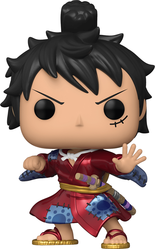 FUNKO POP! ANIMATION: ONE PIECE - LUFFYTARO [IN KIMONO - METALLIC] **HOT TOPIC EXCLUSIVE** #921