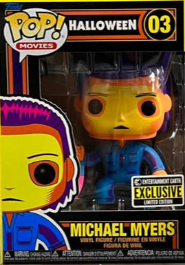FUNKO POP! HORROR HALLOWEEN MICHAEL MYERS BLACK LIGHT [EE EXCLUSIVE] #03