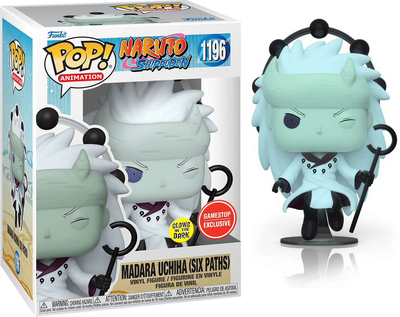 Funko Pop! Anime: Naruto - Madara (Sage Of The Six Paths) #1196 [Special Edition - GITD]