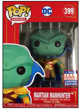 Funko Pop! DC Heroes Imperial Palace METALLIC Martian Manhunter #399 *ASIA EXCLUSIVE*