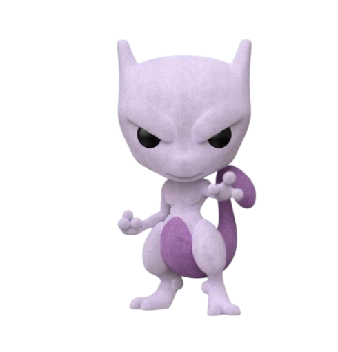 Funko Pop! Games: Pokemon - Mewtwo (Flocked) #581 [2020 Convention Exclusive]