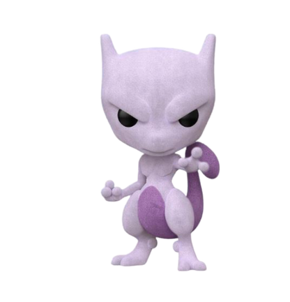 Funko Pop! Games: Pokemon - Mewtwo (Flocked) #581 [2020 Convention Exclusive]