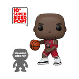 FUNKO POP! BASKETBALL [NBA]: CHICAGO BULLS - 10" MICHAEL JORDAN [RED AWAY JERSEY] #75
