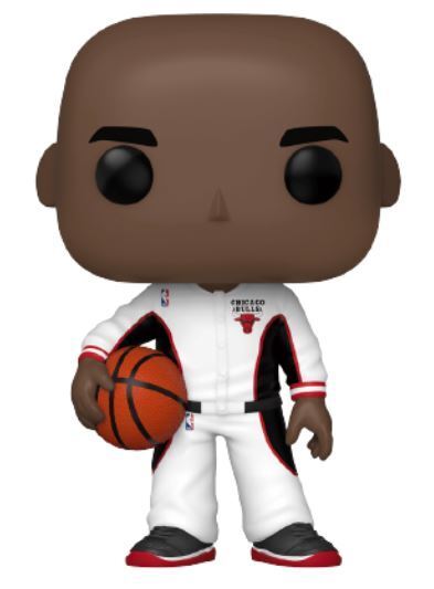FUNKO POP! NBA: CHICAGO BULLS - MICHAEL JORDAN [WHITE WARM-UP SUIT] **2021 TARGET CON EXCLUSIVE** #84