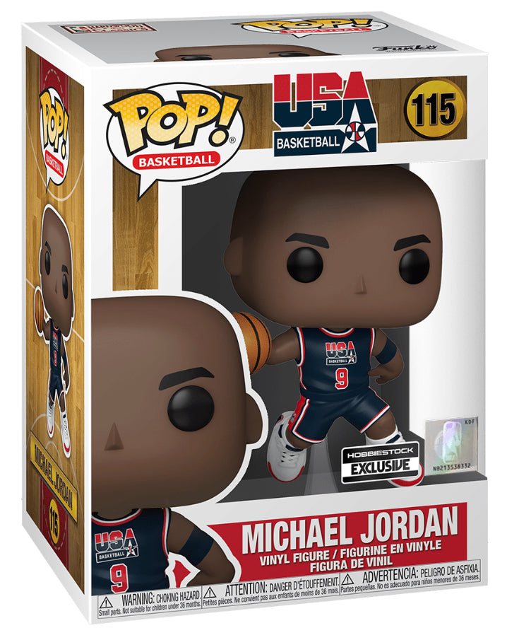 FUNKO POP! BASKETBALL [1992 TEAM USA] - MICHAEL JORDAN [NAVY BLUE JERSEY] **FOOT LOCKER EXCLUSIVE** #115