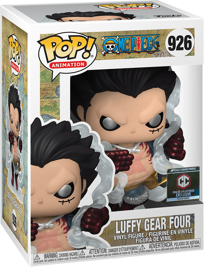 FUNKO POP! ANIMATION: ONE PIECE - LUFFY GEAR FOUR [METALLIC] **CHALICE COLLECTIBLES EXCLUSIVE** #926