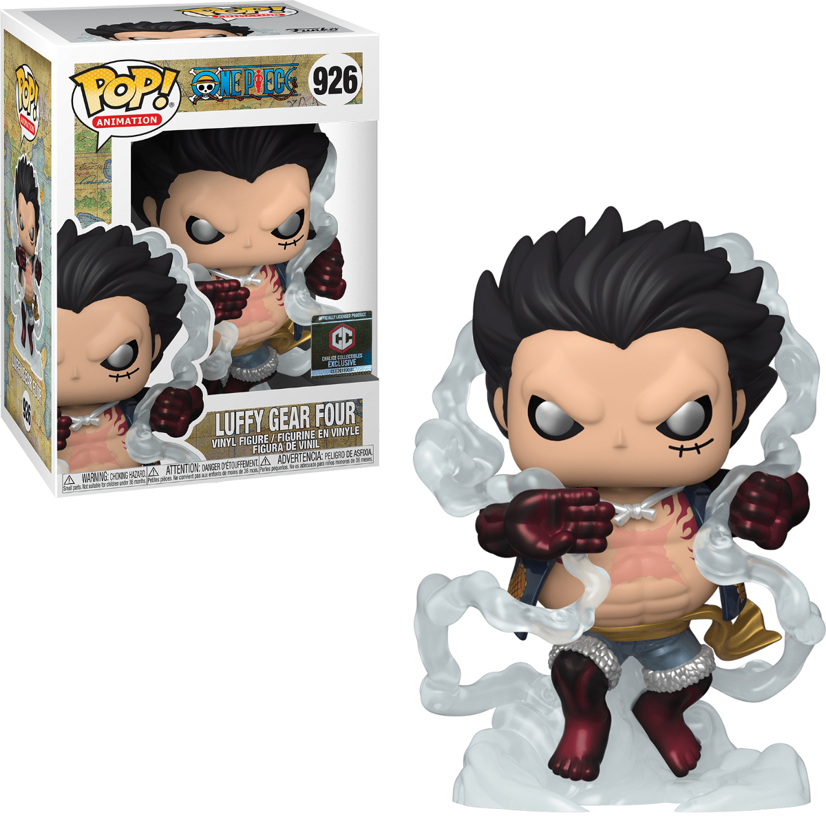 FUNKO POP! ANIMATION: ONE PIECE - LUFFY GEAR FOUR [METALLIC] **CHALICE COLLECTIBLES EXCLUSIVE** #926