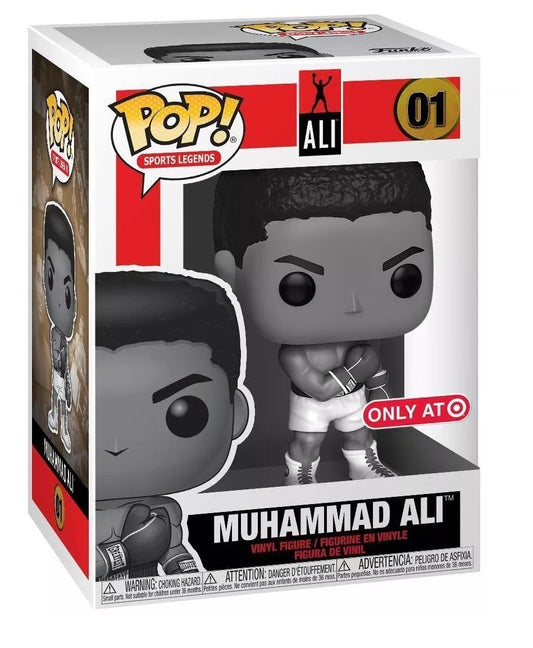 FUNKO POP! SPORTS LEGENDS [BOXING] - MUHAMMAD ALI [BLACK & WHITE] **TARGET EXCLUSIVE** #01