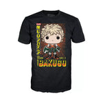 Funko Pop! and Tee: My Hero Academia KATSUKI BAKUGO METALLIC (Small - XXL) GAMESTOP EXCLUSIVE