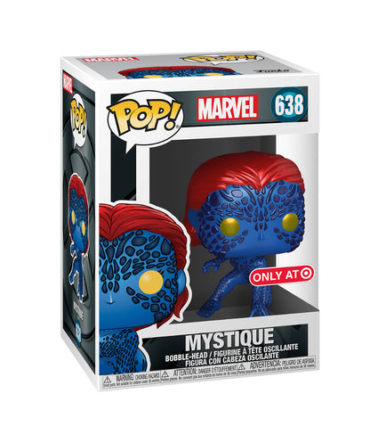 FUNKO POP! MARVEL: X-MEN [20TH ANNIVERSARY] - MYSTIQUE [METALLIC] **TARGET EXCLUSIVE** #638