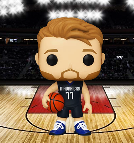 FUNKO POP BASKETBALL NBA DALLAS MAVERICKS LUKA DONCIC ALTERNATE AWAY JERSEY 92