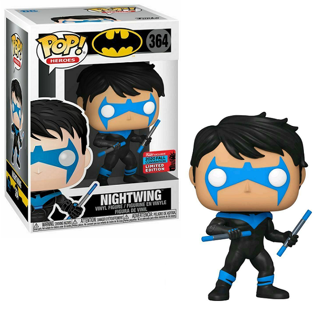 FUNKO POP! HEROES [DC]: BATMAN - NIGHTWING [W/ ESCRIMA STICKS] **2020 NYCC EXCLUSIVE** #364