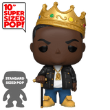 FUNKO POP! ROCKS [MUSIC] - 10" NOTORIOUS B.I.G. [W/ CROWN] **FUNKO SHOP EXCLUSIVE** #162