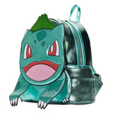LOUNGEFLY POKEMON BULBASAUR METALLIC COSPLAY MINI BACKPACK