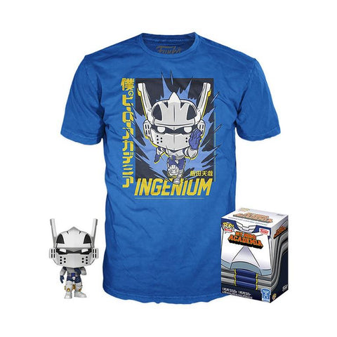 Funko Pop! and Tee: My Hero Academia Tenya Iida (Small - XXL)