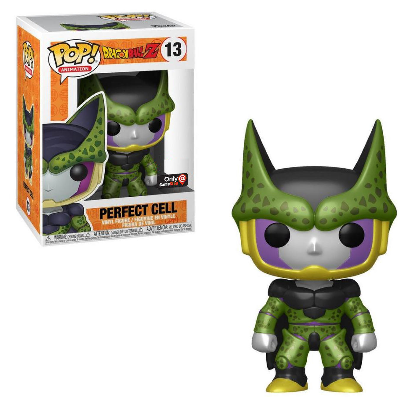 FUNKO POP! ANIMATION: DRAGON BALL Z [DBZ] - PERFECT CELL [METALLIC] **GAMESTOP EXCLUSIVE** #13