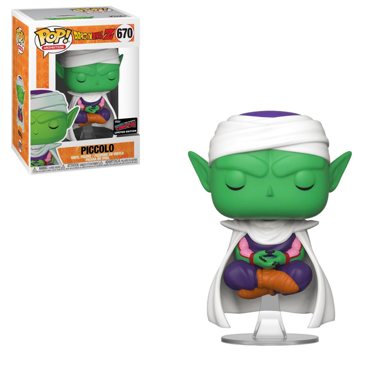 FUNKO POP! ANIMATION: DRAGON BALL Z [DBZ] - PICCOLO [LOTUS POSITION] **2019 NYCC EXCLUSIVE** #670