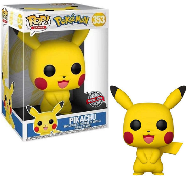 Funko Pop! Games: Pokemon - Jumbo 10" Pikachu #353 [Exclusive]