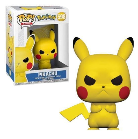 Funko Pop! Games: Pokemon - Pikachu (Angry/Grumpy) #598