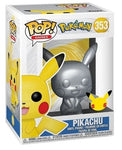 FUNKO POP! GAMES: POKEMON - PIKACHU [SILVER METALLIC] #353