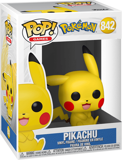 Funko Pop! Games: Pokemon - Pikachu (Sitting) #842