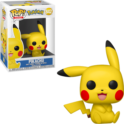 Funko Pop! Games: Pokemon - Pikachu (Sitting) #842