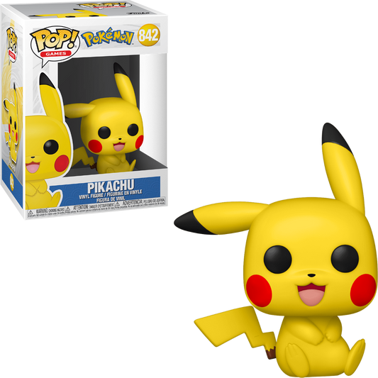 Funko Pop! Games: Pokemon - Pikachu (Sitting) #842