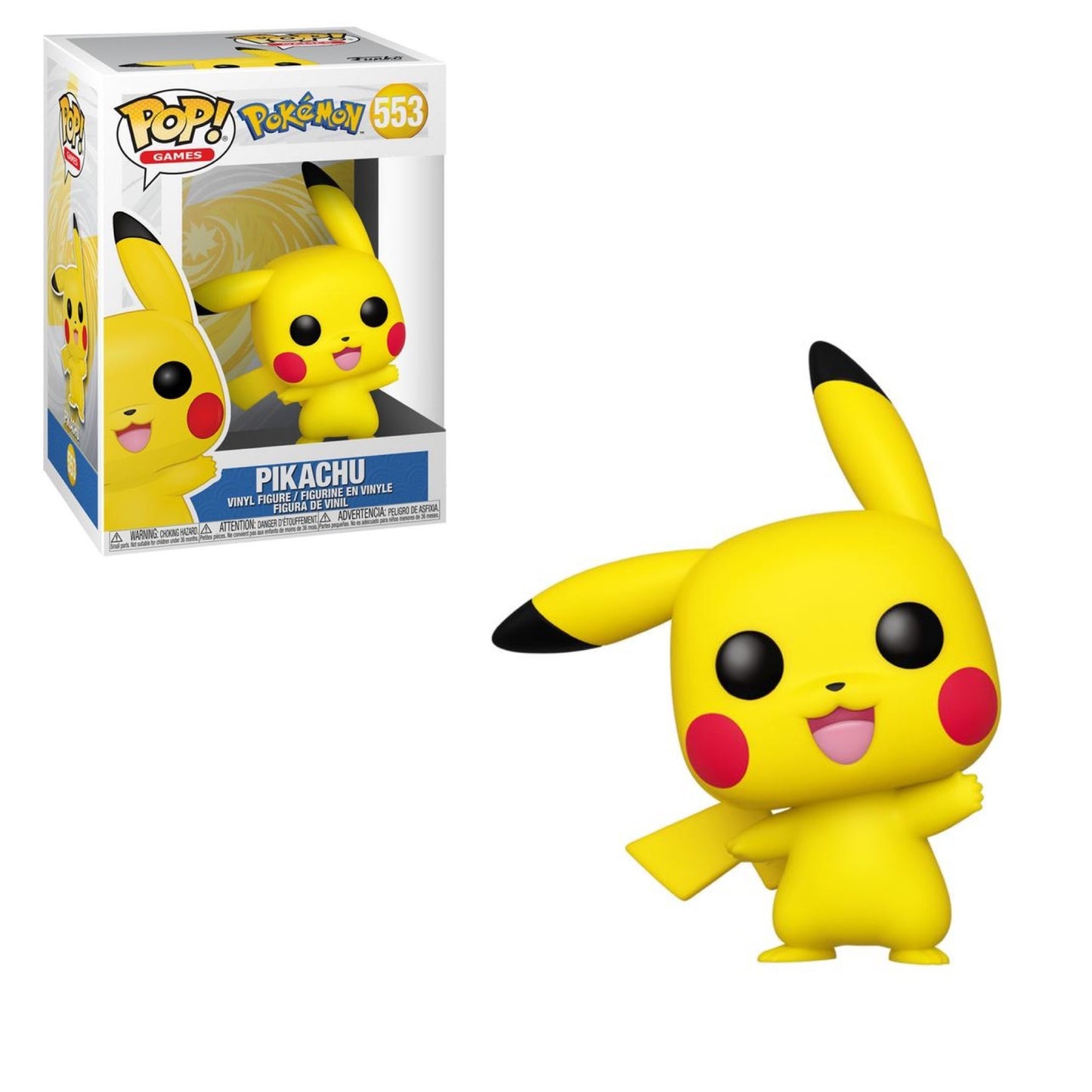 Funko Pop! Games: Pokemon - Pikachu (Waving) #553