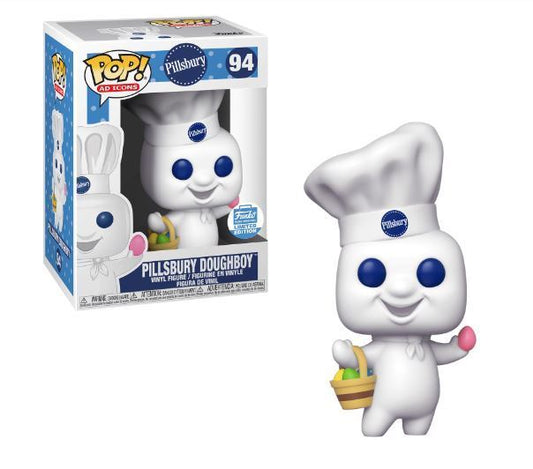 FUNKO POP! AD ICONS: PILLSBURY - PILLSBURY DOUGHBOY [W/ EASTER EGGS] **FUNKO SHOP EXCLUSIVE** #94