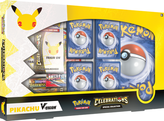 Pokemon TCG - Celebrations Pikachu V-Union Special Collection Box Set