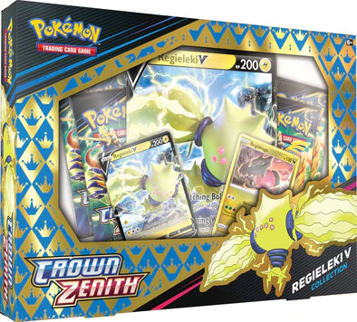 Pokemon TCG - Crown Zenith Regidrago / Regieleki V Collection Box Set