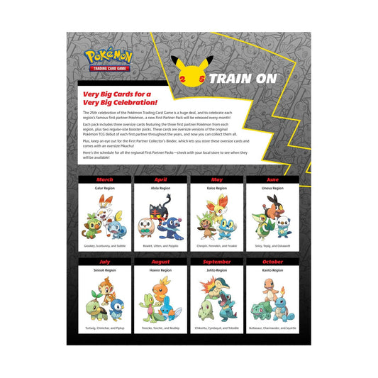 Pokemon TCG: 25th Anniversary - First Partner Pack (Sinnoh)