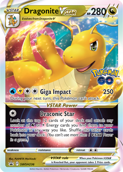 Pokemon TCG - Pokemon GO Dragonite VStar Premier Deck Holder
