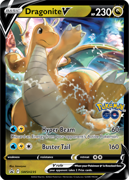 Pokemon TCG - Pokemon GO Dragonite VStar Premier Deck Holder