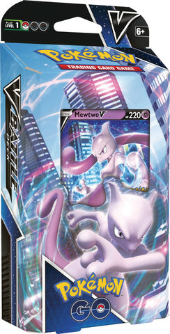 POKEMON GO TCG TRADING CARD - MEWTWO V BATTLE DECK