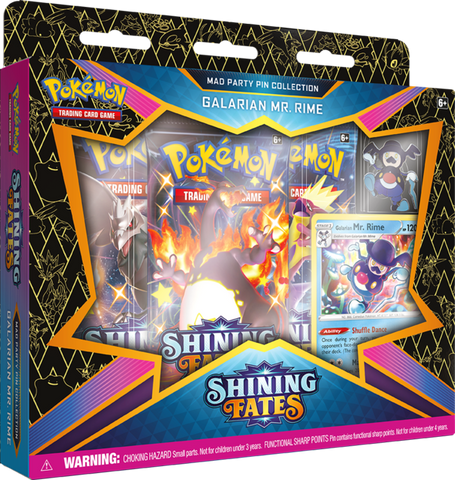 POKEMON - SHINING FATES - MAD PARTY PIN COLLECTION - MR RIME