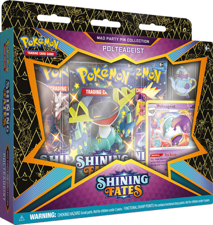 POKEMON - SHINING FATES - MAD PARTY PIN COLLECTION - POLTEAGEIST