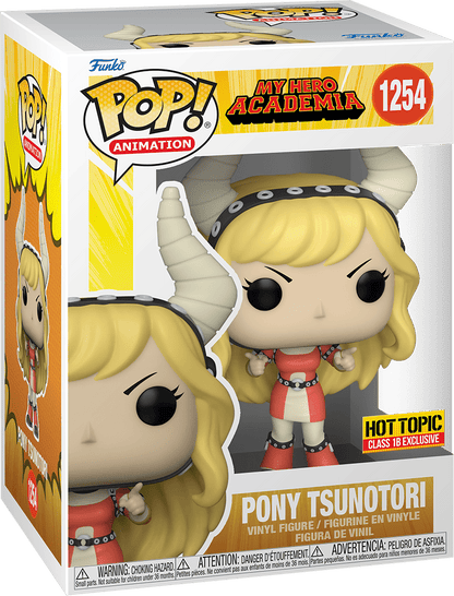 FUNKO POP! ANIMATION: MY HERO ACADEMIA [MHA] - PONY TSUNOTORI **HOT TOPIC EXCLUSIVE** #1254