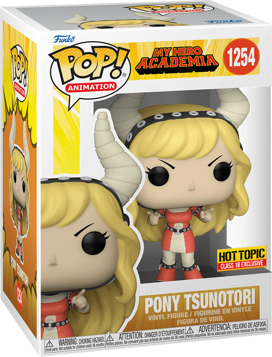 FUNKO POP! ANIMATION: MY HERO ACADEMIA [MHA] - PONY TSUNOTORI **HOT TOPIC EXCLUSIVE** #1254