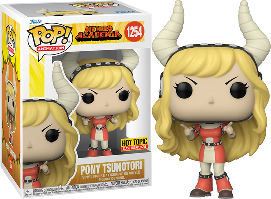 FUNKO POP! ANIMATION: MY HERO ACADEMIA [MHA] - PONY TSUNOTORI **HOT TOPIC EXCLUSIVE** #1254