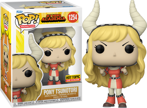 FUNKO POP! ANIMATION: MY HERO ACADEMIA [MHA] - PONY TSUNOTORI **HOT TOPIC EXCLUSIVE** #1254