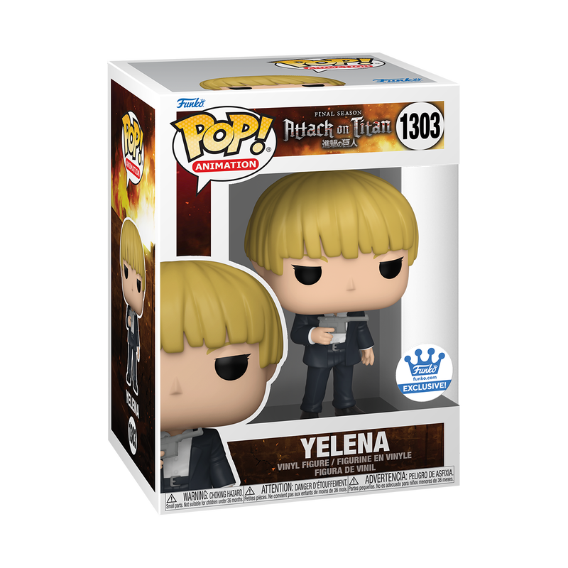 FUNKO POP! ANIMATION: ATTACK ON TITAN [A.O.T.] - YELENA #1303 [FUNKO SHOP EXCLUSIVE] *PREORDER*