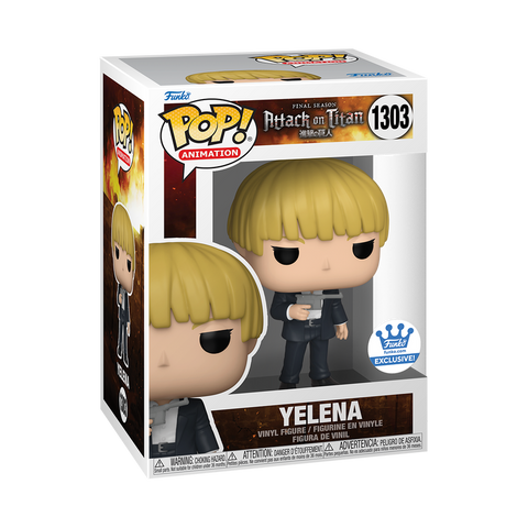 FUNKO POP! ANIMATION: ATTACK ON TITAN [A.O.T.] - YELENA #1303 [FUNKO SHOP EXCLUSIVE] *PREORDER*