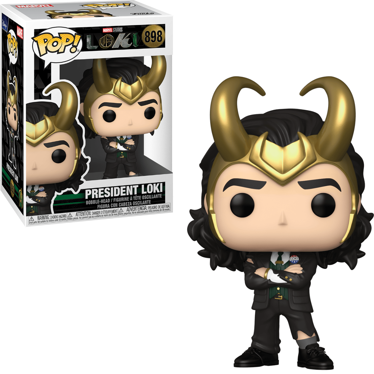 FUNKO POP! MARVEL: LOKI [TV SERIES] - PRESIDENT LOKI #898